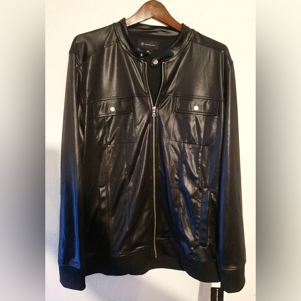 INC FOR MACYS. Jacked in shiny fabric.